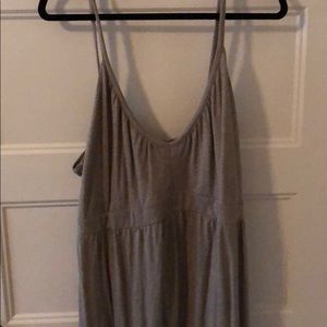 Old navy khaki maxi dress NWT XXL